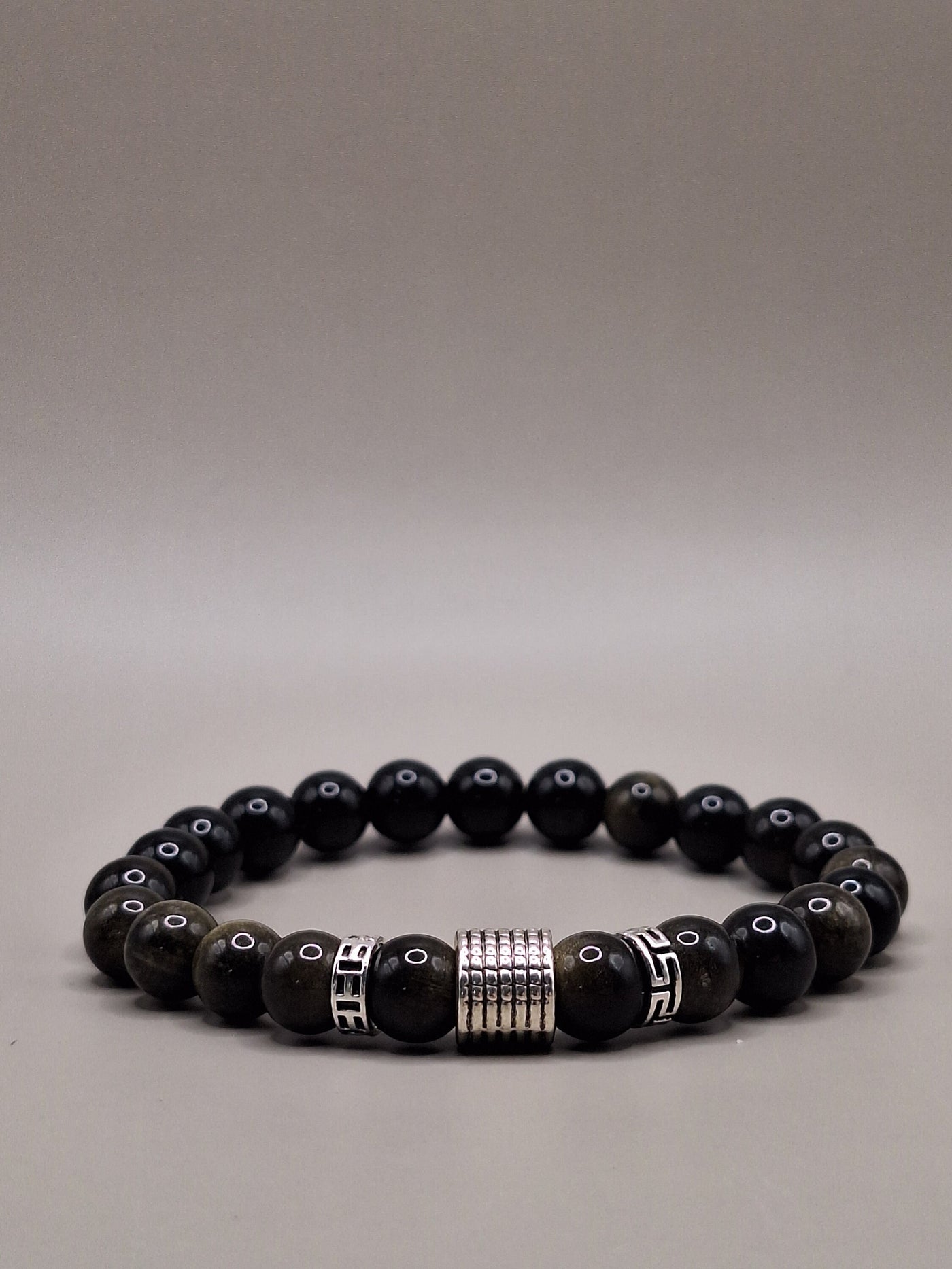 Obsidiaan armband