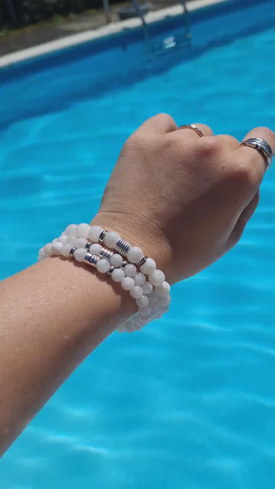 Maansteen armband